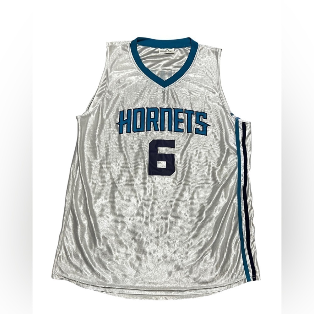 Charlotte Hornets #6 Swarm White Promotional SGA Jersey NBA Basketball Mens XL